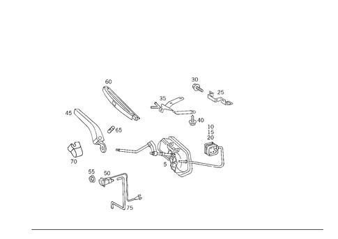 Headlamp Wiper/Washer for 1993 Mercedes-Benz 600SL #0