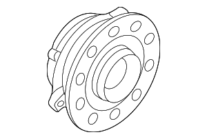 51750T1500 - : Hub Assembly for Genesis: Electrified G80, Electrified GV70, G80, G90, GV80, GV80 Coupe Image