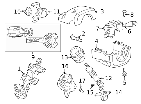Ignition Lock for 2003 Dodge Neon #0