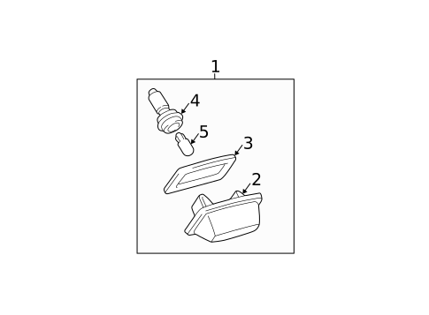 License Lamps for 2004 Pontiac Vibe #0