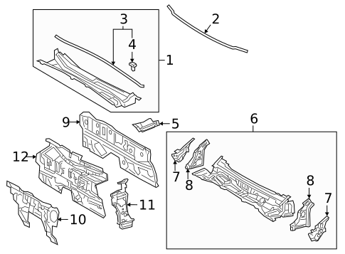 Cowl for 2025 Lexus ES300h #0