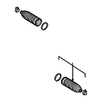 45535WB001 - Steering: Boot Kit for Toyota Image