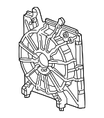 19015RN0A01 - Cooling System: Shroud for Honda: Pilot, Ridgeline Image