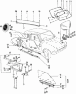 73145623670 - : Glass, L Quarter for Honda Image