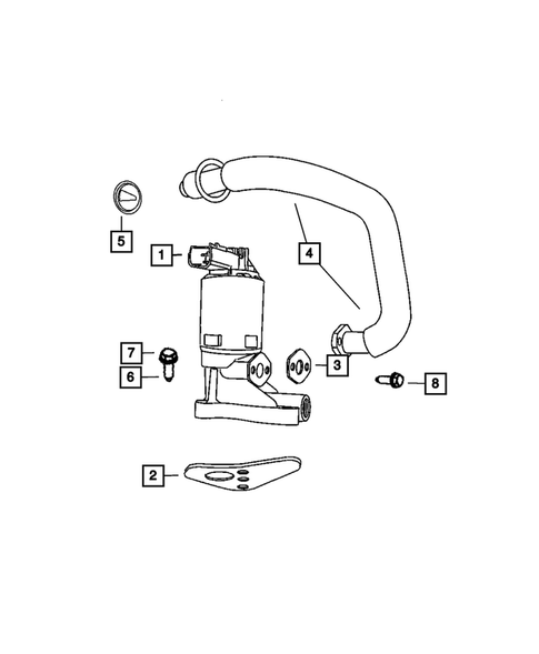EGR System for 2009 Chrysler Aspen #0