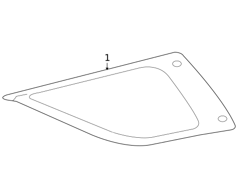 Glass & Hardware for 2008 Mercedes-Benz ML320 #0