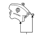 6770SY8A90ZC - Electrical: Driver Air Bag for Acura: TL Image