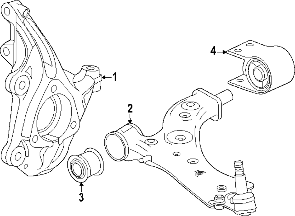 2024-2025 Chevrolet Equinox EV Lower Control Arm 86805549 | Shop Matick ...