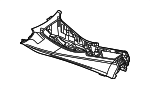 29068082019E38 - Body: Front Console for Mercedes-Benz Image