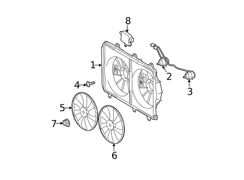 Cooling System for 2012 Toyota Highlander #2