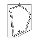 72810S3VA01 - Body: Door Weather-strip for Acura: MDX Image