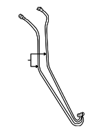 1Y0871794A - Body: Pressure Hose for Volkswagen: Beetle Image