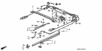 90110SM4003 - Interior/Bumper: SCREW, PAN (5X6) (STAY COVER) for Acura Image