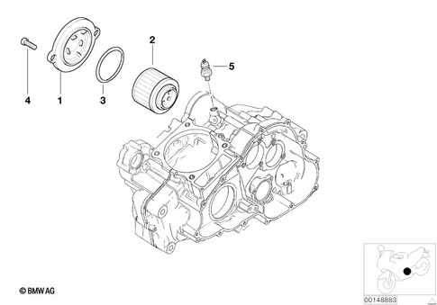 Oil Filter and Lines for 2008 BMW-Motorrad F 650 GS #0