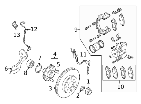 Brake Hydraulics for 2009 Chevrolet Aveo #0