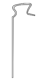 8264321000 - Body: Regulator Handle Clip for Hyundai: Accent, Elantra, Sonata Image