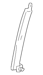 8256025200 - Body: Sash Channel for Hyundai: Accent Image