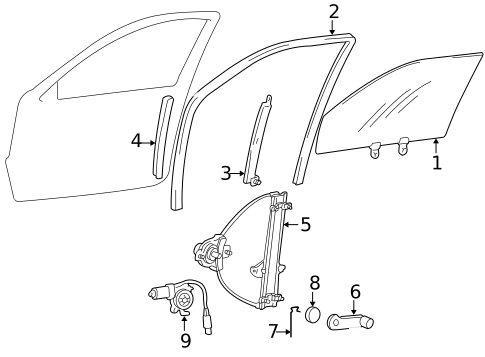Rear Door for 2000 Hyundai Accent #0