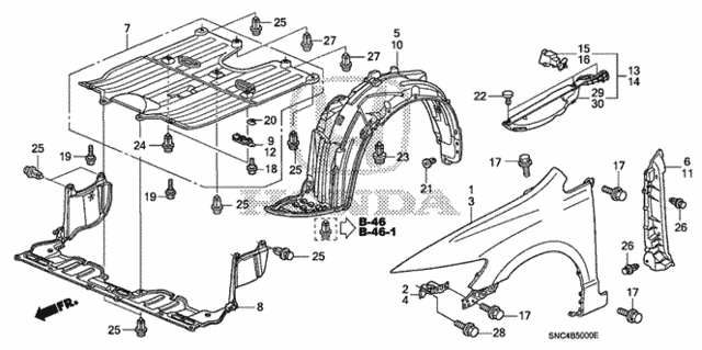 Front Fenders for 2006 Honda Civic #0