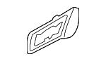 95853108701 - Body: Handle, Outside Gasket for Porsche: Cayenne Image