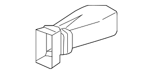 95853126700 - Body: Door Check Cover for Porsche Image