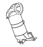 285102SDL0 - Exhaust: Catalytic Converter With Integrated Exhaust Manifold for Kia Image