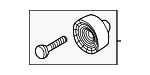6M903341D - Cooling System: Idler Pulley for Audi Image
