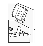 GK2A57450E02 - Body: Seat Back Assembly for Mazda: 6 Image