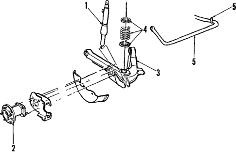 Rear Suspension for 1985 Cadillac Eldorado #0