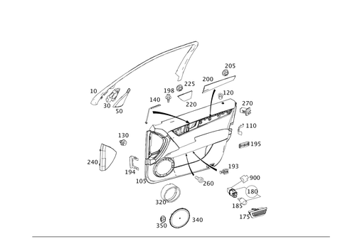 Door Trim for 2009 Mercedes-Benz C350 #0
