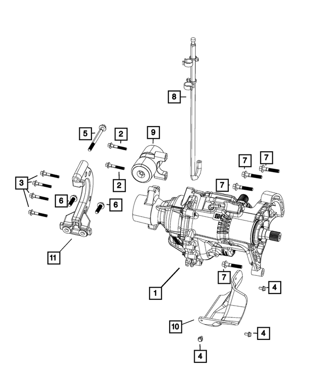 52123674AB - Power Transfer Unit: Axle Vent Hose for Mopar Image image