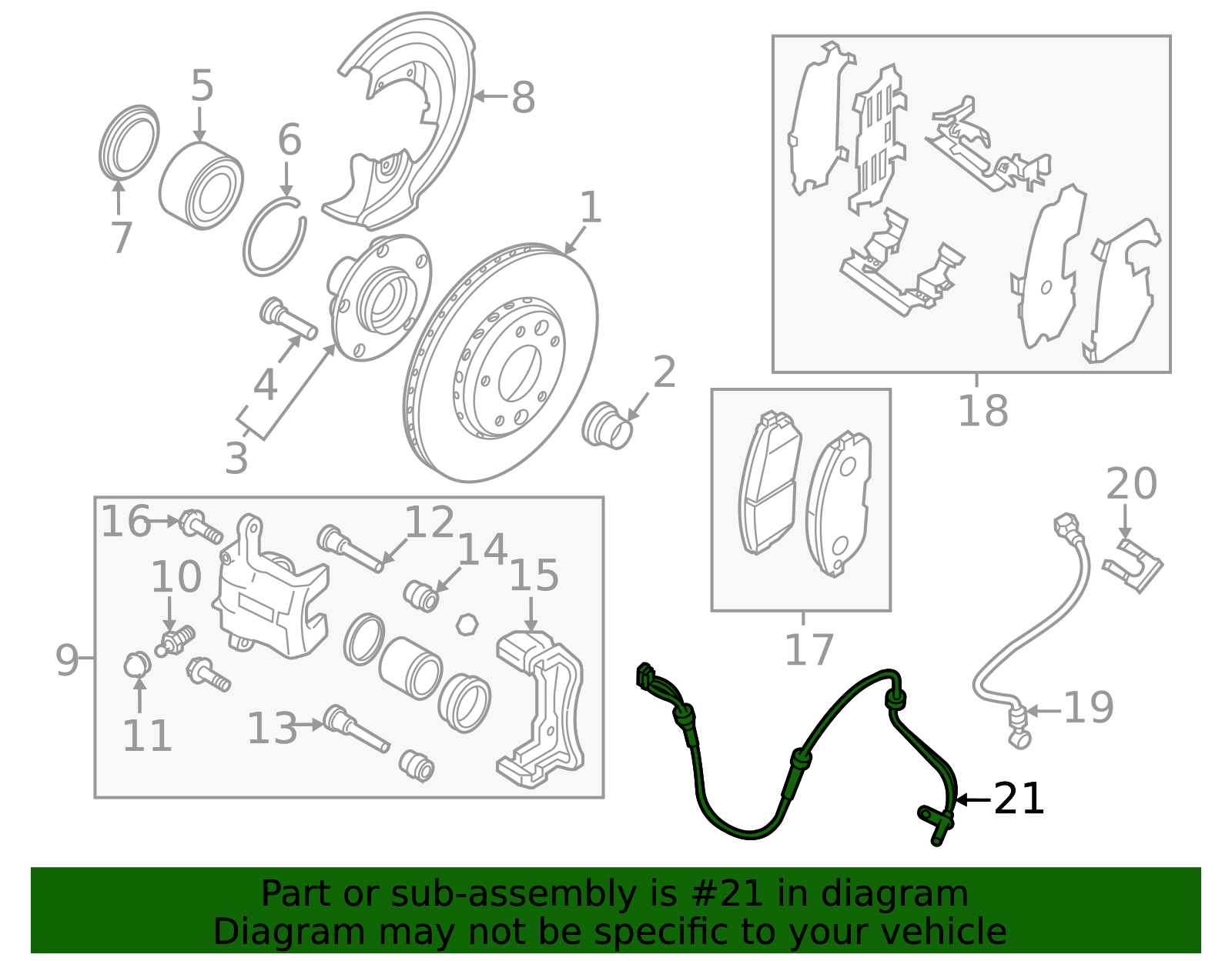 2020-2025 Nissan Sentra ABS Sensor 47910-6LB0A | Parts for Nissans