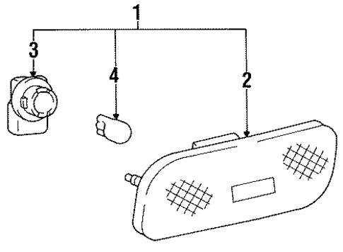 Side Marker Lamps for 1998 Lexus SC400 #0