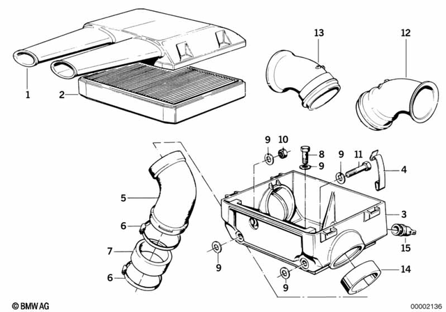13721335700 - : Intake Tube for BMW-Motorrad Image