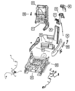 68024915AB - Interior Trim: Support Lumbar for Mopar Image