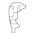 60943T5RA00ZZ - : 2015-2022 Honda - Bracket L Front Bumper Beam Extension for Honda: Fit, HR-V Image