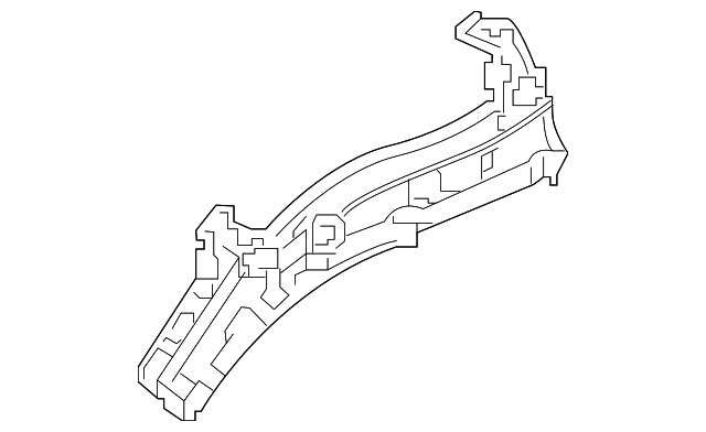 60710-T7W-A00ZZ - Member L Front Wheelhouse (Upper) - 2016-2020