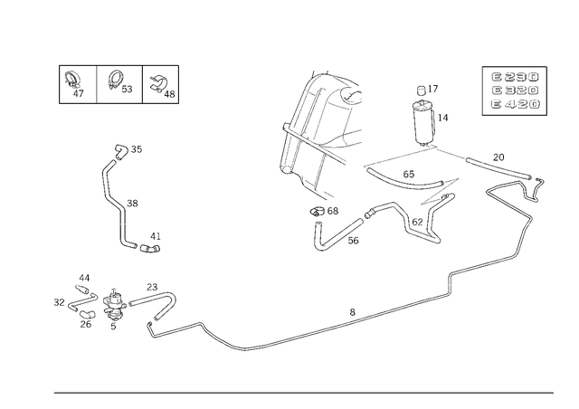 1074763726 - Fuel System: Hose for Mercedes-Benz Image image