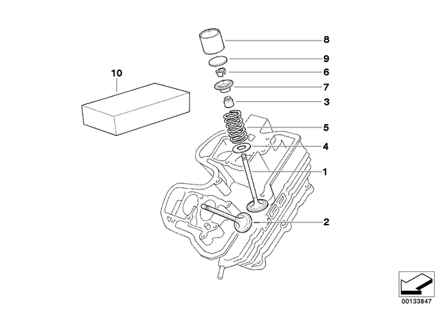 11347700315 - : Valve Seal Ring           for BMW-Motorrad Image