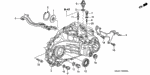21104PHR000 - Transmission - Manual: PLATE M, OIL GUIDE for Honda Image