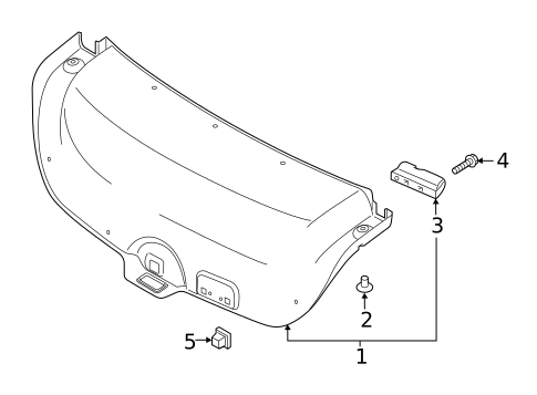 Interior Trim - Trunk for 2019 Kia Forte #0