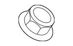8665517000 - Body: Grille Assembly Retainer Nut for Hyundai: Accent, Azera, Elantra, Elantra GT, Genesis Coupe, Ioniq, Kona N, Palisade, Santa Cruz, Santa Fe, Santa Fe Sport, Santa Fe XL, Sonata, Tucson, Veloster, Veloster N, Venue, Veracruz Image