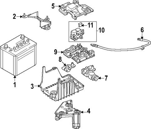 Battery for 2024 Mazda CX-90 #1