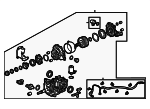 4120054A030 - : Differential Assembly for Honda: HR-V Image