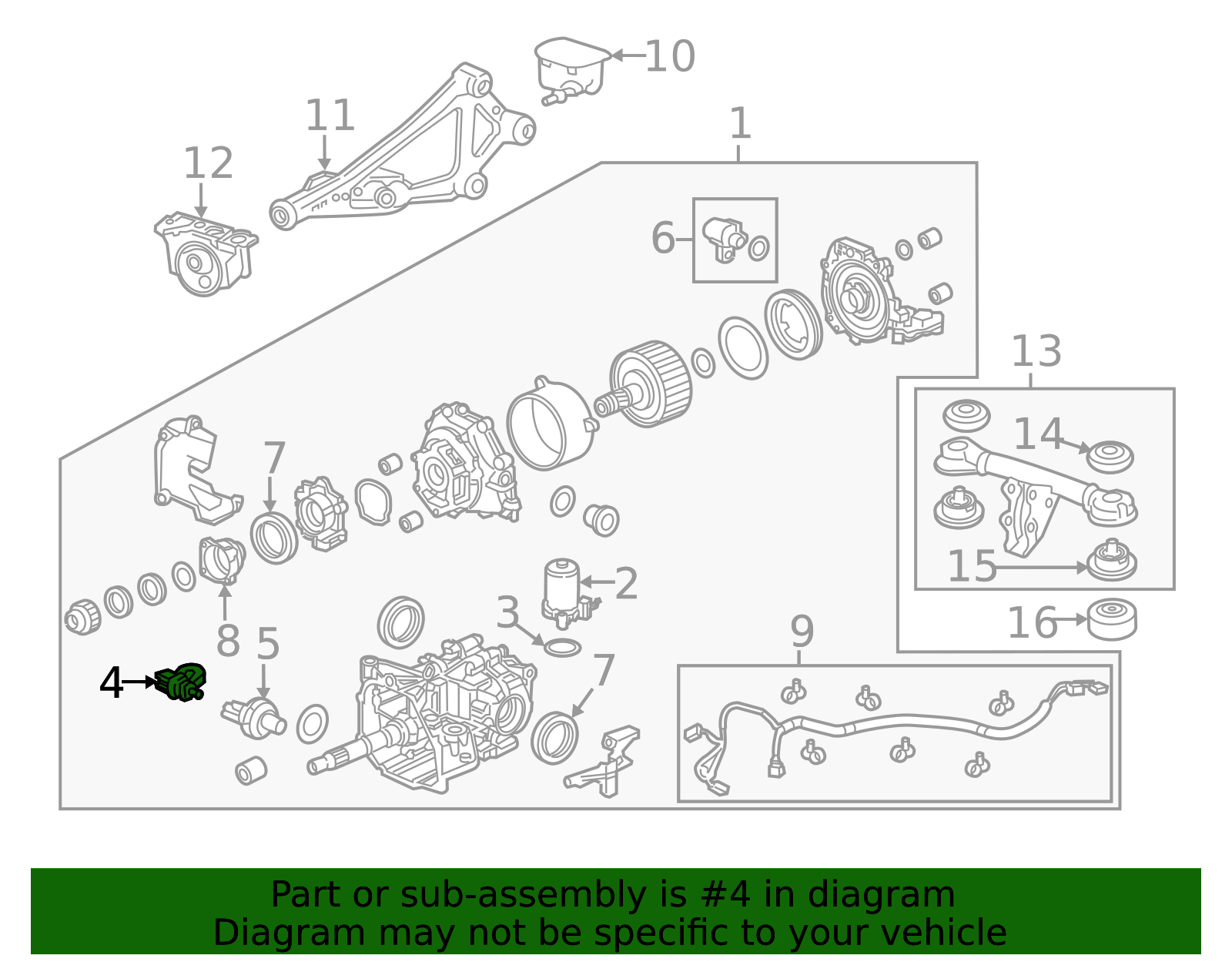 2013-2026 Honda Differential Oil Temperature Sensor 28650-RT4-003 | OEM ...