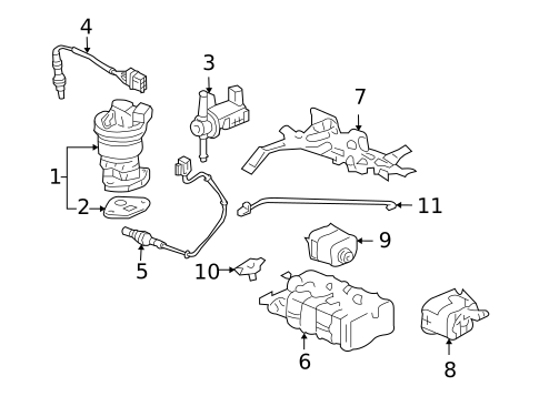 Emission Components for 2006 Acura RL #0