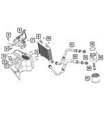 6501260 - Engine: U Type Multi Thread Nut, Mounting for Mopar Image