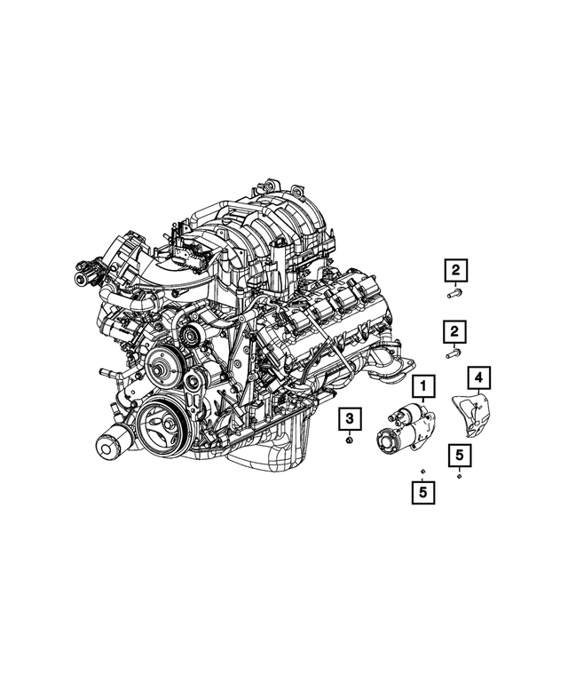 R6029722AA - Electrical: Engine Starter, Remanufactured for Mopar Image