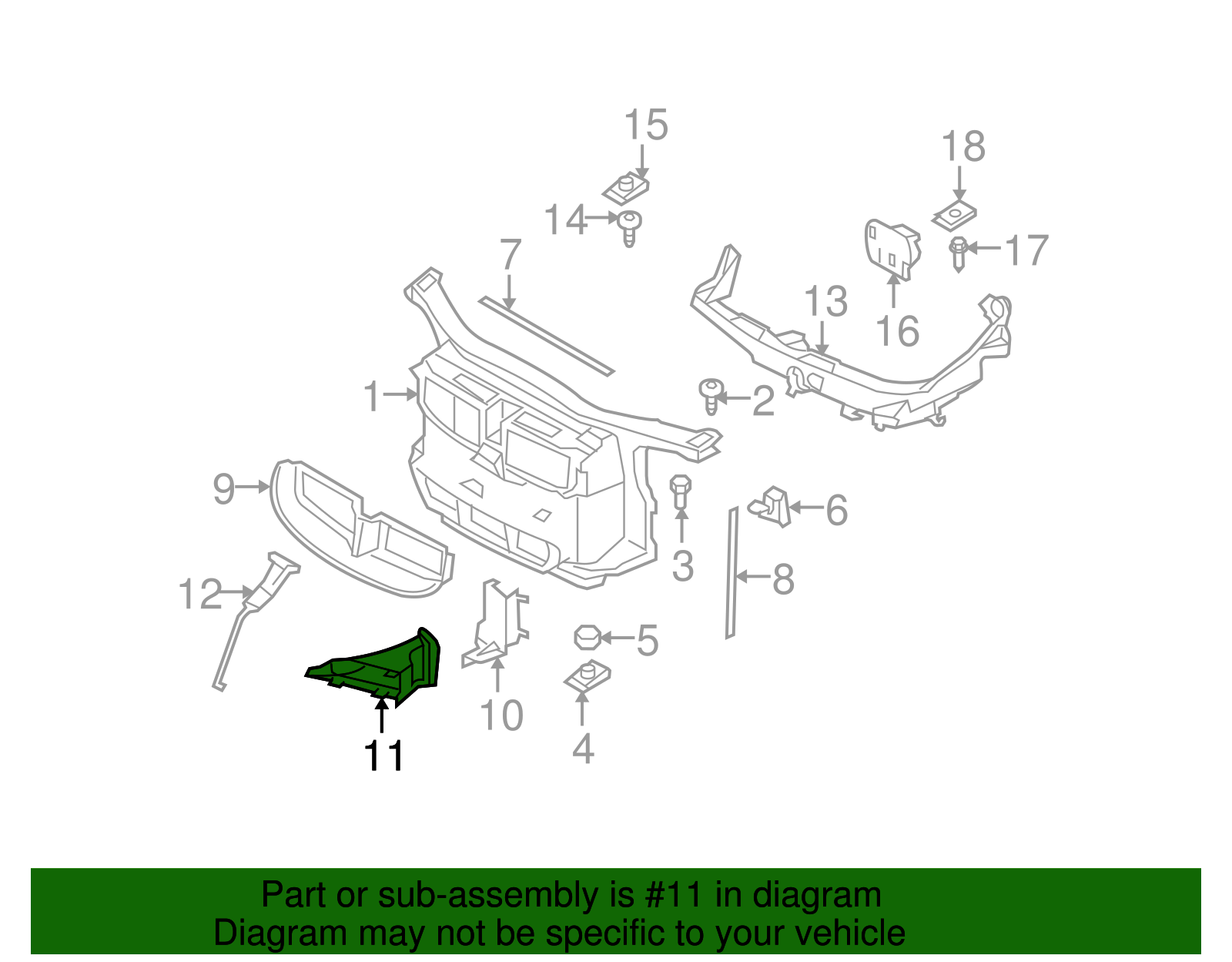 Air Duct - BMW (51742147268)