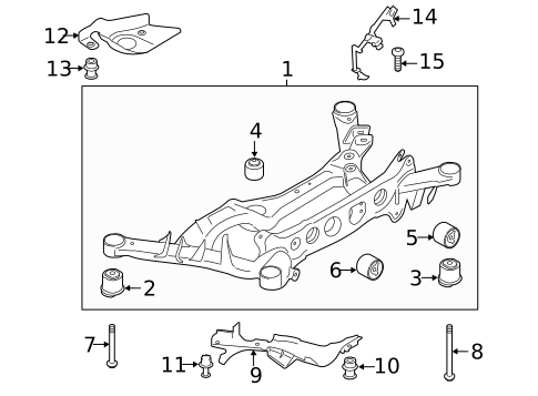 Suspension Mounting for 2021 Porsche Macan #0